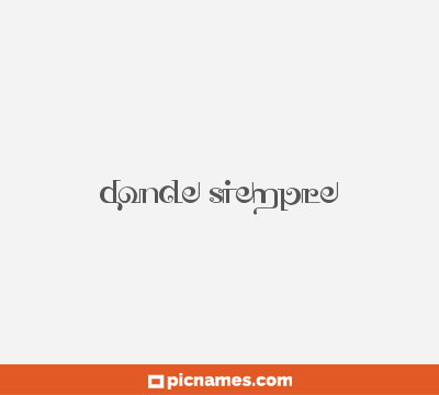 Donde Siempre